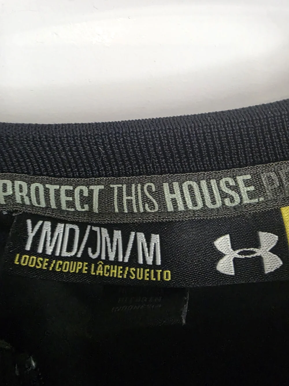 Under Armour Black Short-Sleeve 1/4 Zip Athletic Polo